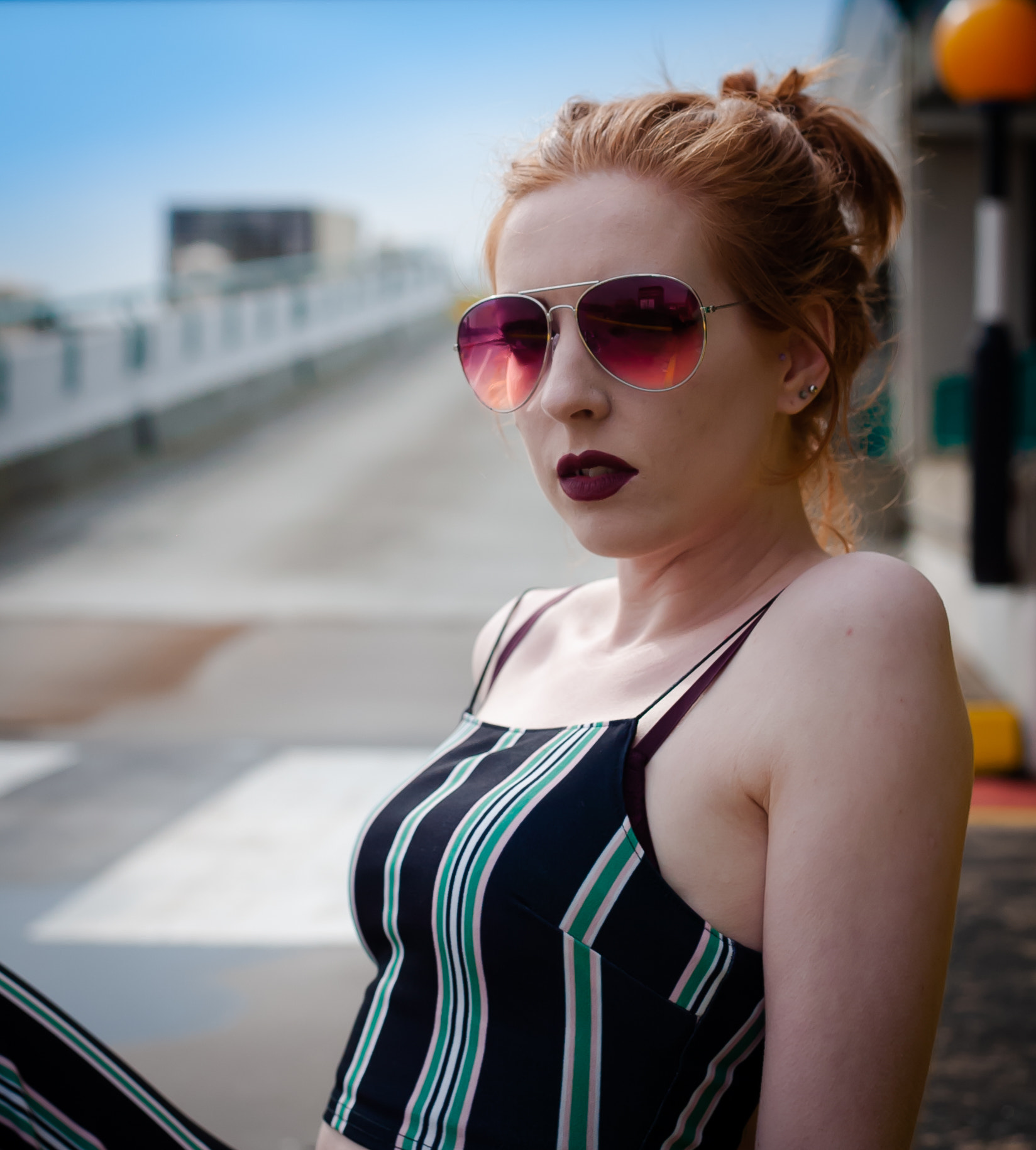 Canon EOS-1D sample photo. Car park fashion photography
