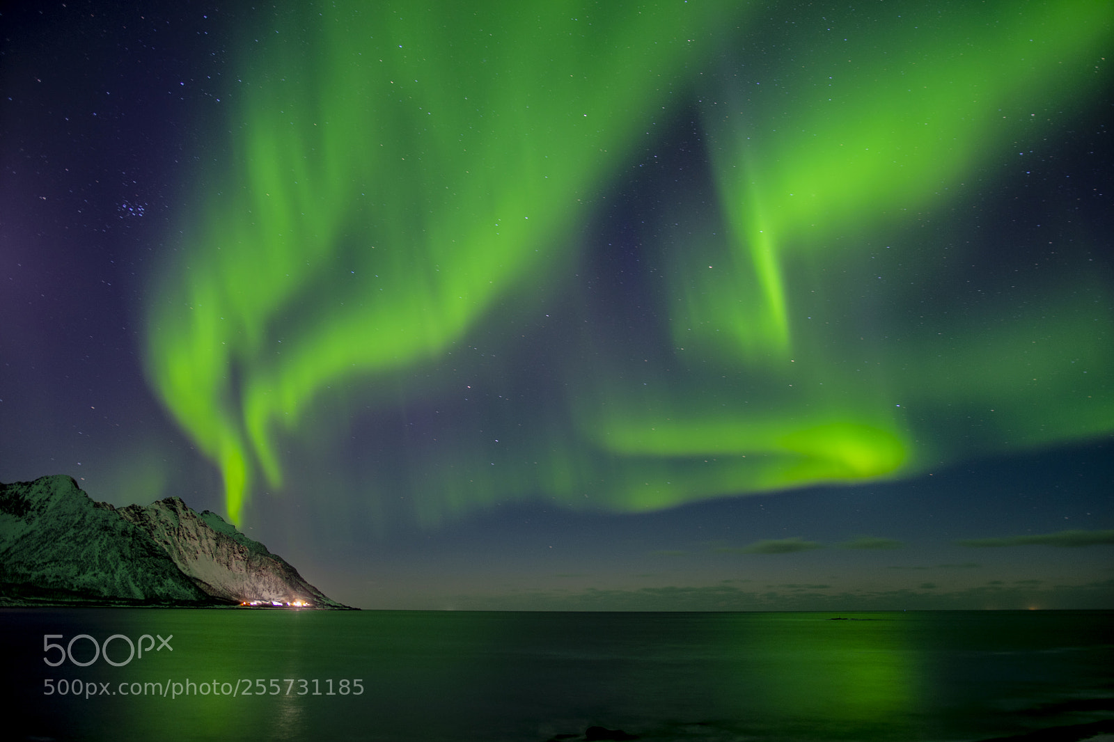 Nikon D5300 sample photo. My first aurora photography