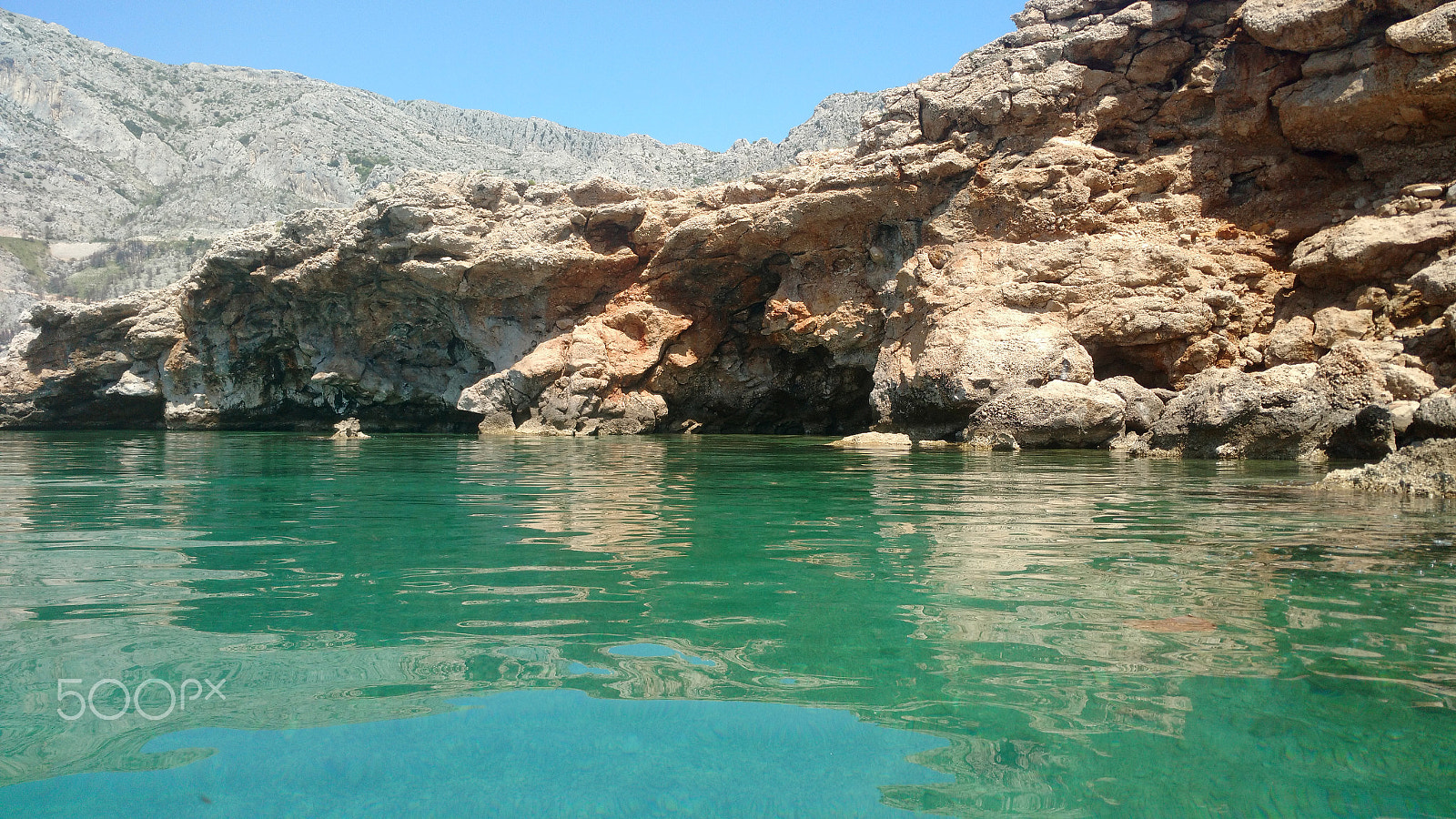 Motorola Moto X Play sample photo. Turquoise cave photography