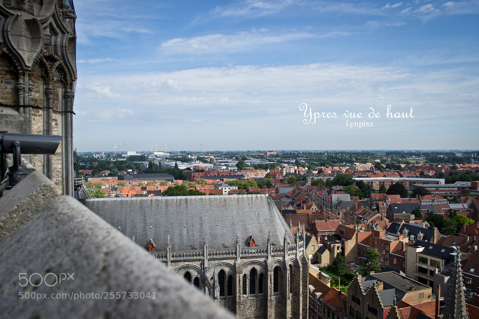 Nikon D3100 sample photo. Ypres vue de haut photography