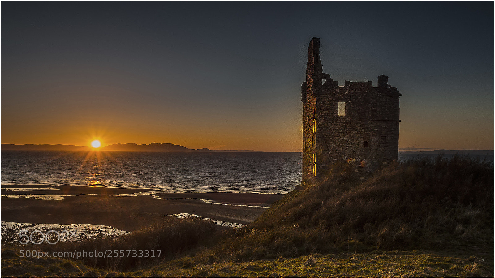 Nikon D7000 sample photo. Ayr-greenan castle photography