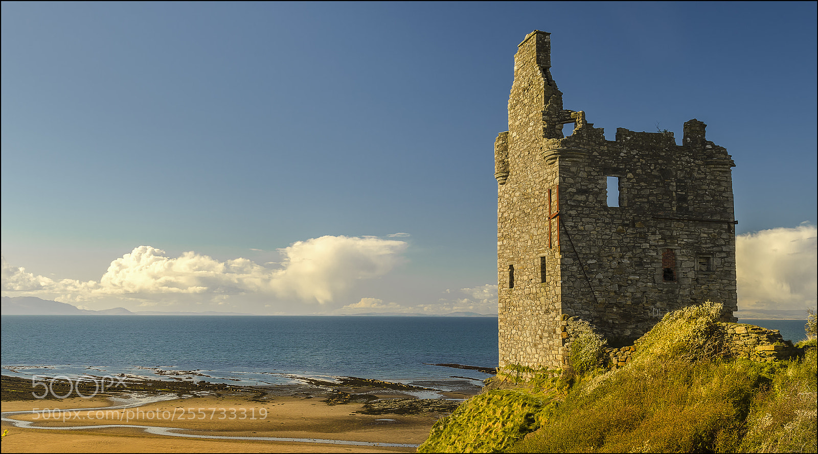 Nikon D7000 sample photo. Ayr-greenan castle photography