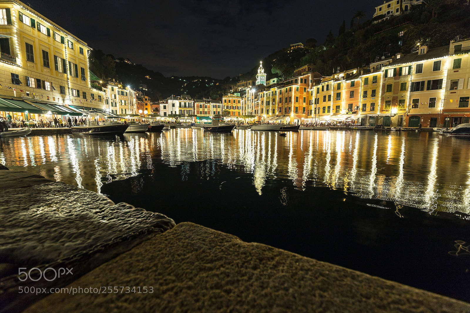 Canon EOS 6D sample photo. Night in portofino photography