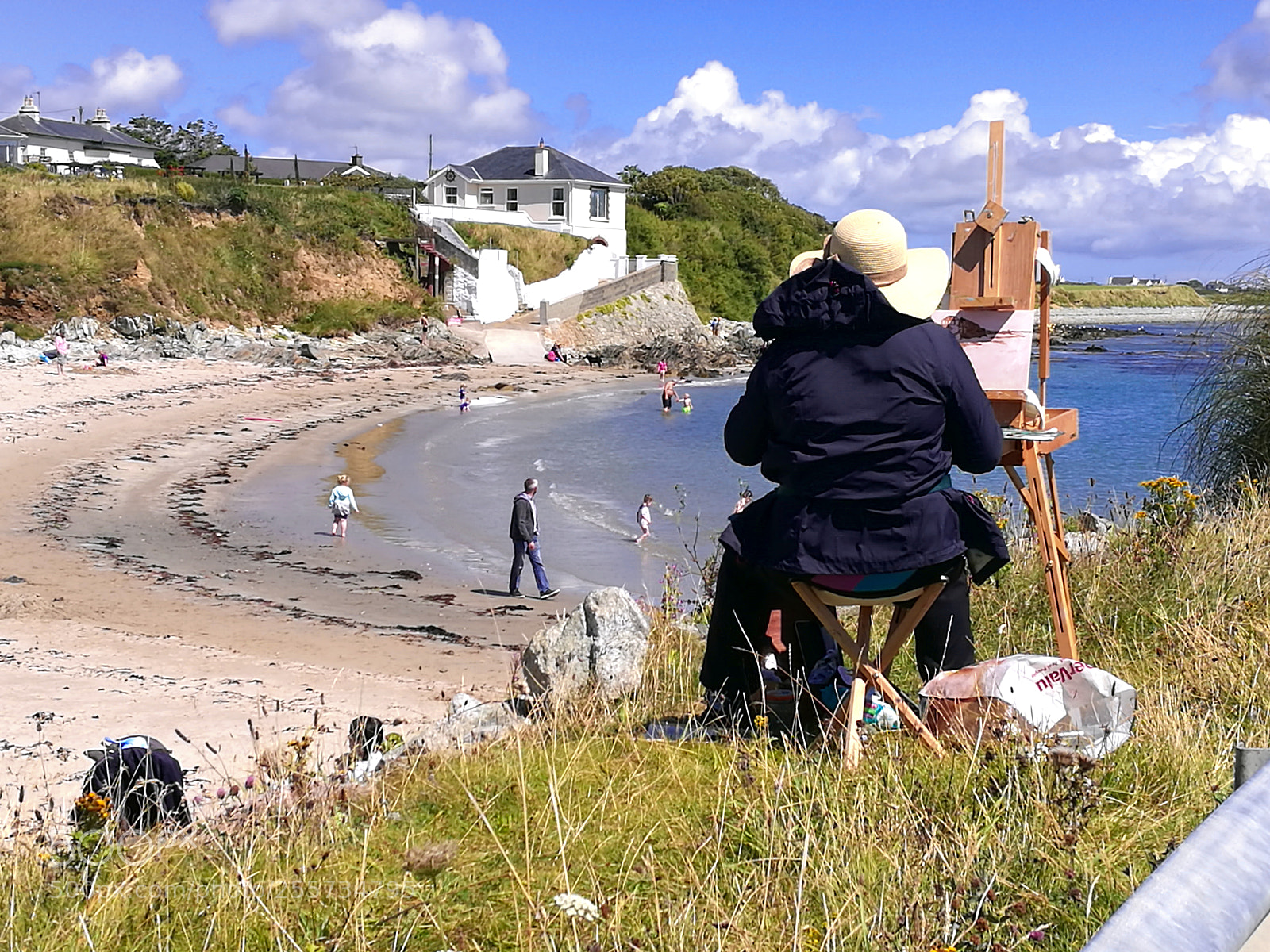 HUAWEI P9 sample photo. Women painting photography