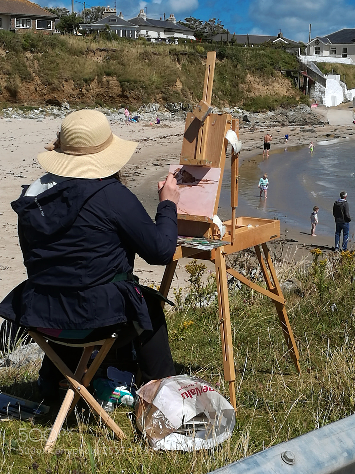 HUAWEI P9 sample photo. Women painting photography