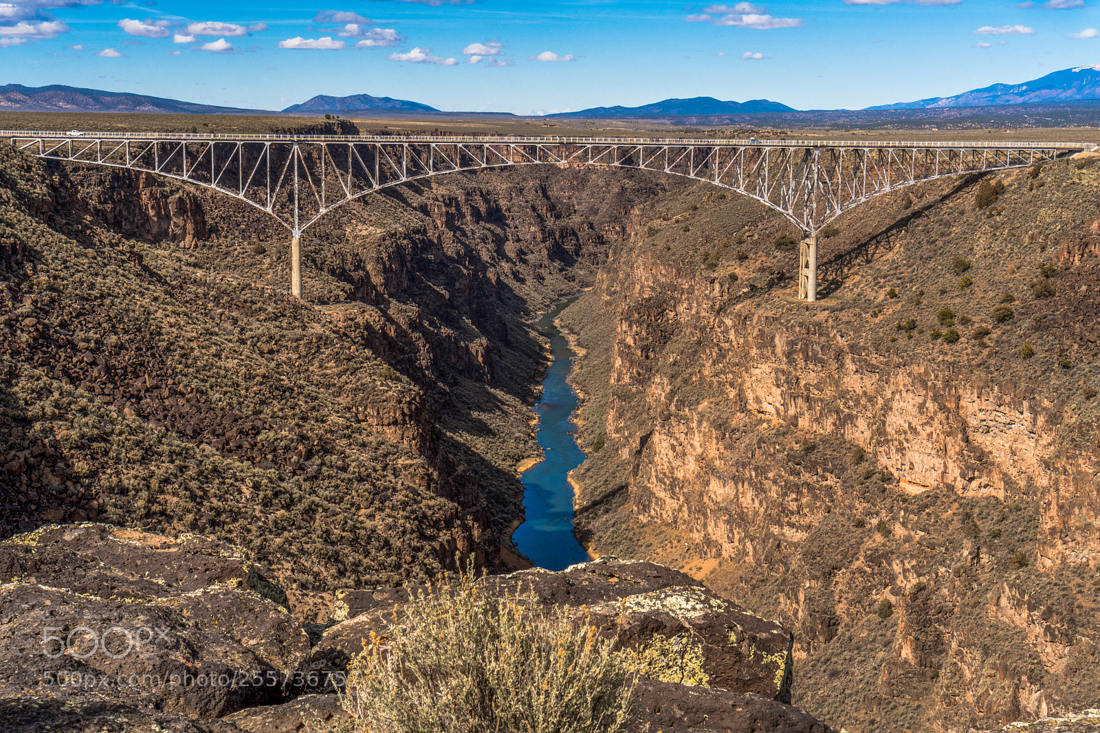Sony a6500 sample photo. Rio grande gorge bridge photography