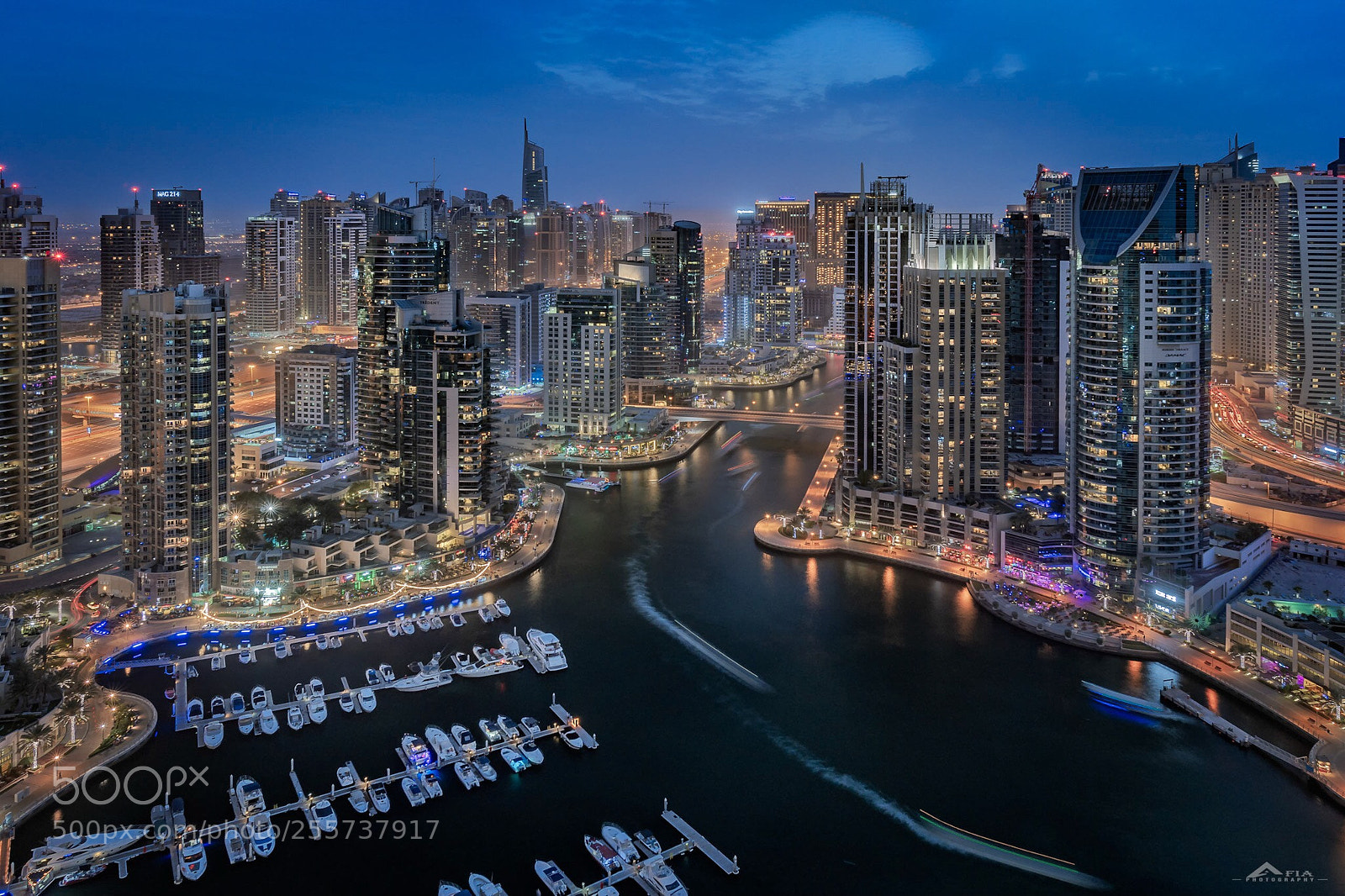 Sony a6300 sample photo. Dubai marina rooftop  photography