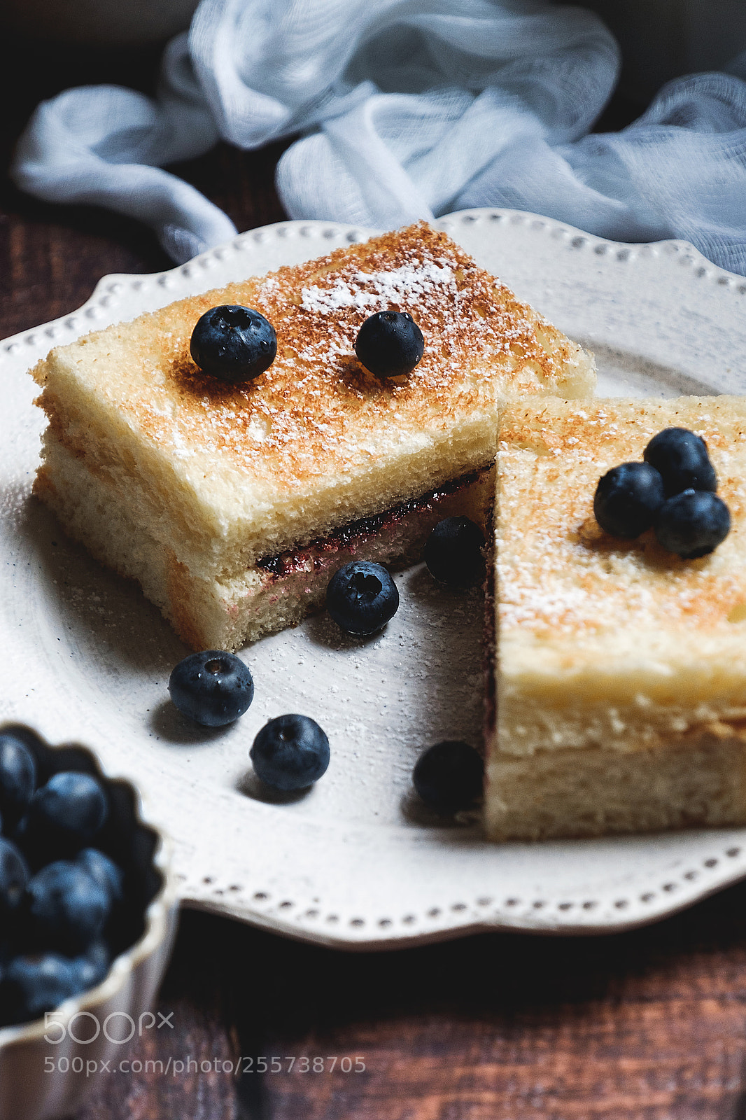 Fujifilm X-T1 sample photo. Blueberry toast again photography