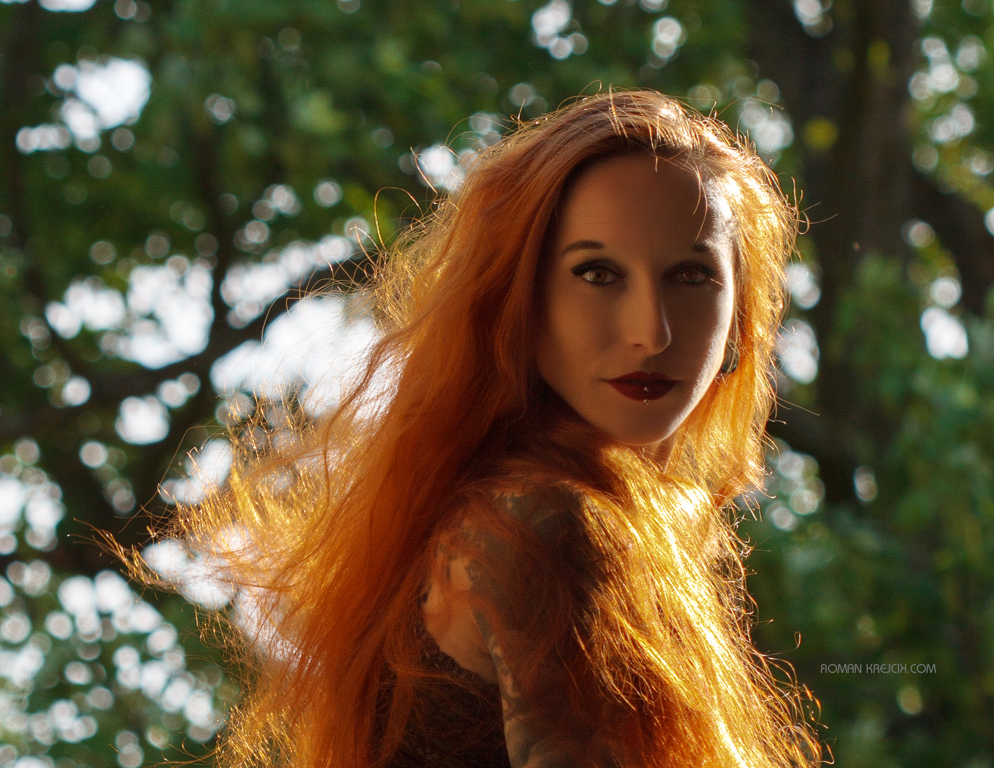 Canon EOS sample photo. Windy portrait photography