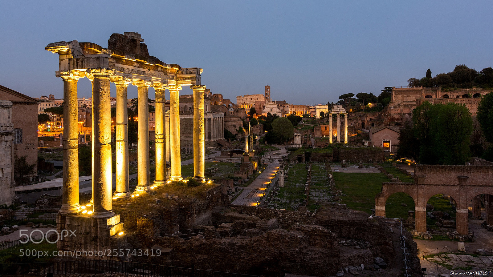 Nikon D7100 sample photo. Forum rome sunset photography