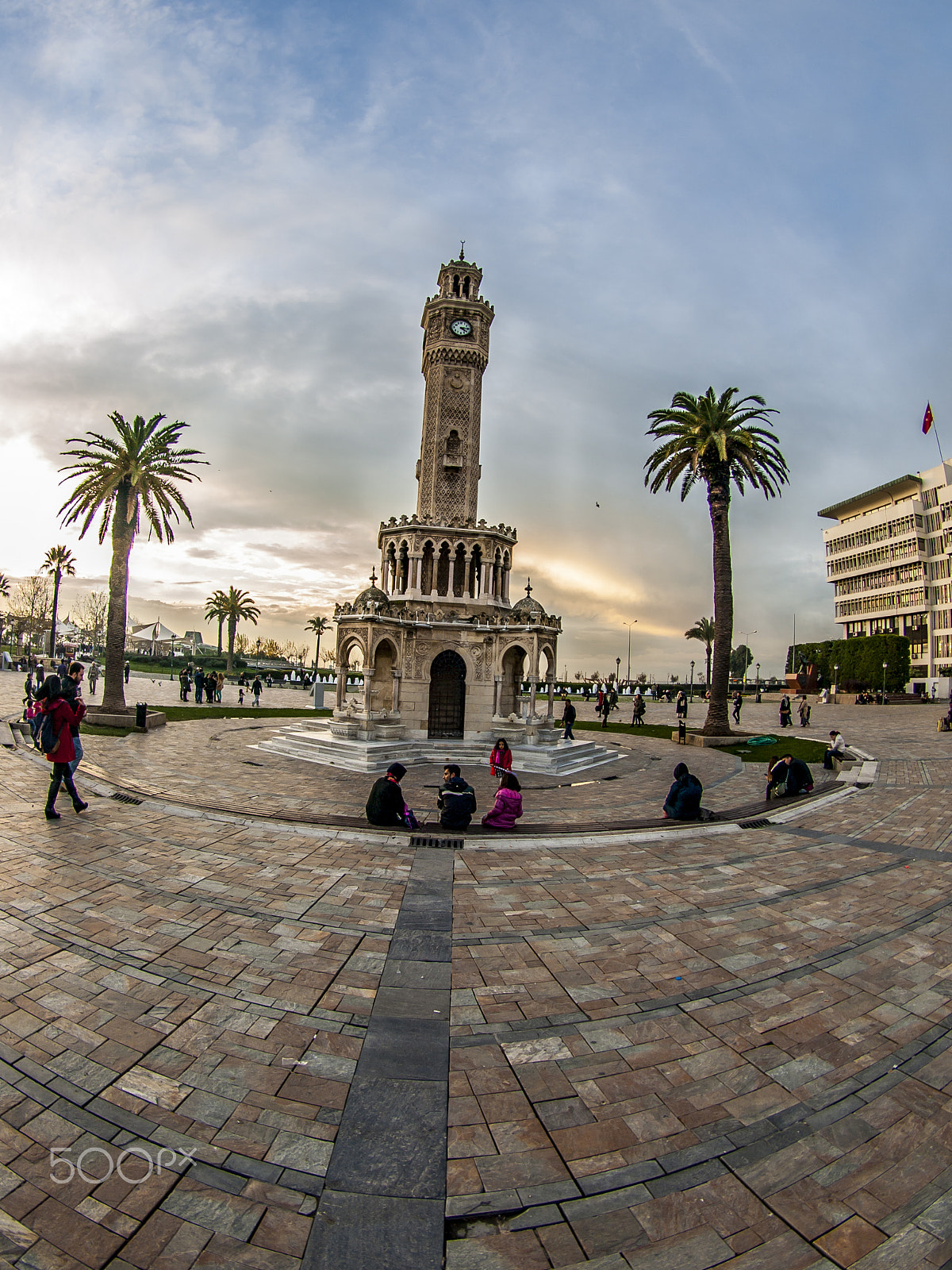 Olympus E-410 (EVOLT E-410) sample photo. Izmir clock tower photography