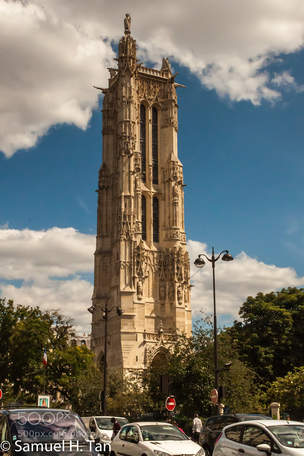 Canon EOS 500D (EOS Rebel T1i / EOS Kiss X3) sample photo. Tour saint-jacques photography