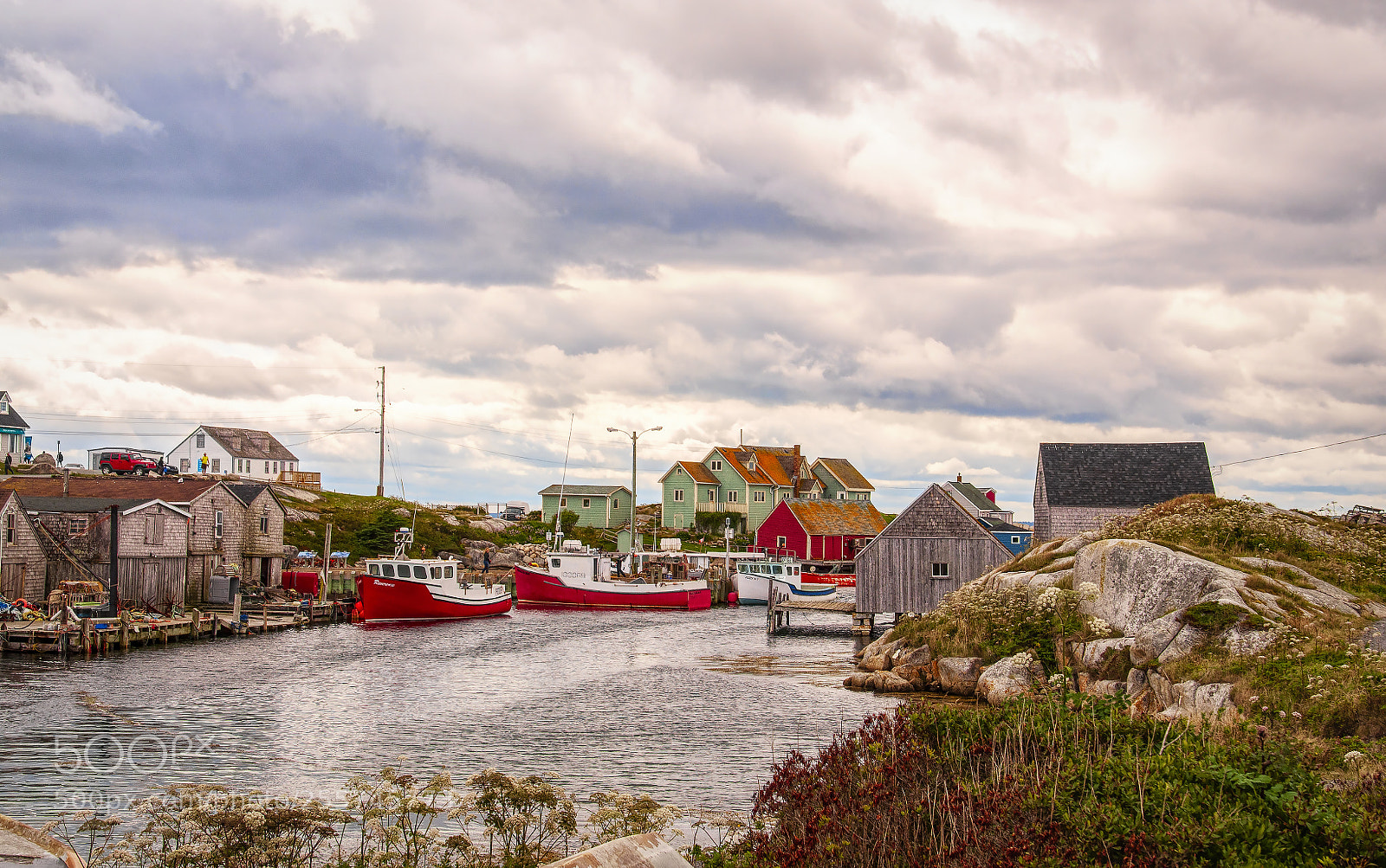 Nikon D90 sample photo. Peggy's cove photography