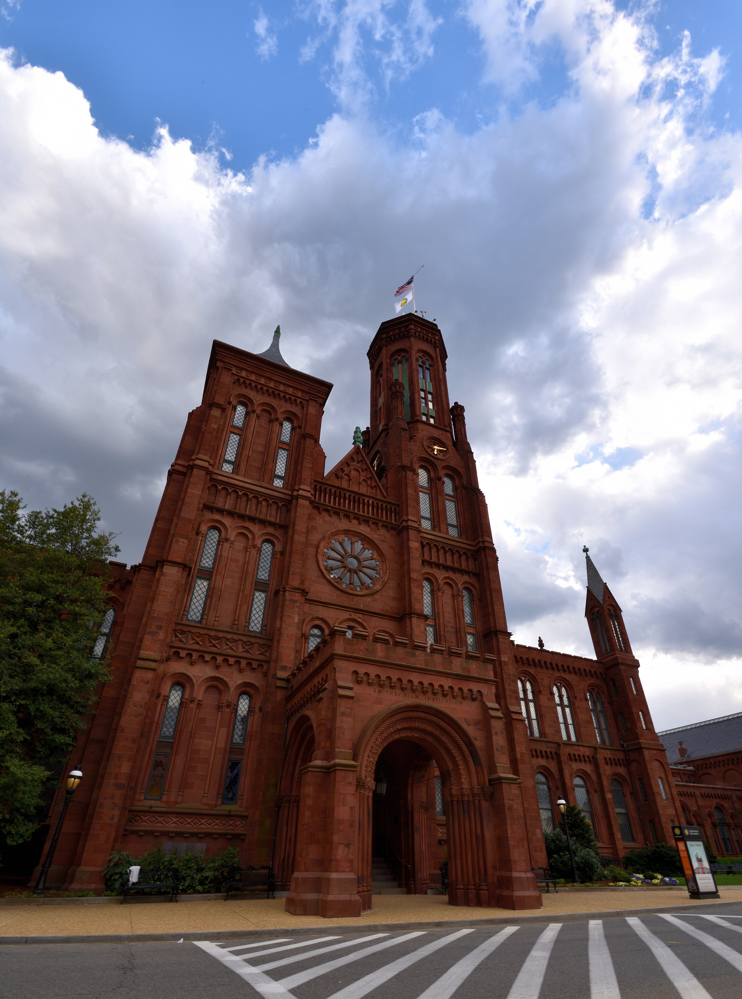 Nikon D750 + Tamron SP 15-30mm F2.8 Di VC USD sample photo. The smithsonian castle photography