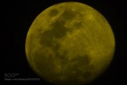 Nikon D7200 sample photo. Evening moon illuminated 97% photography