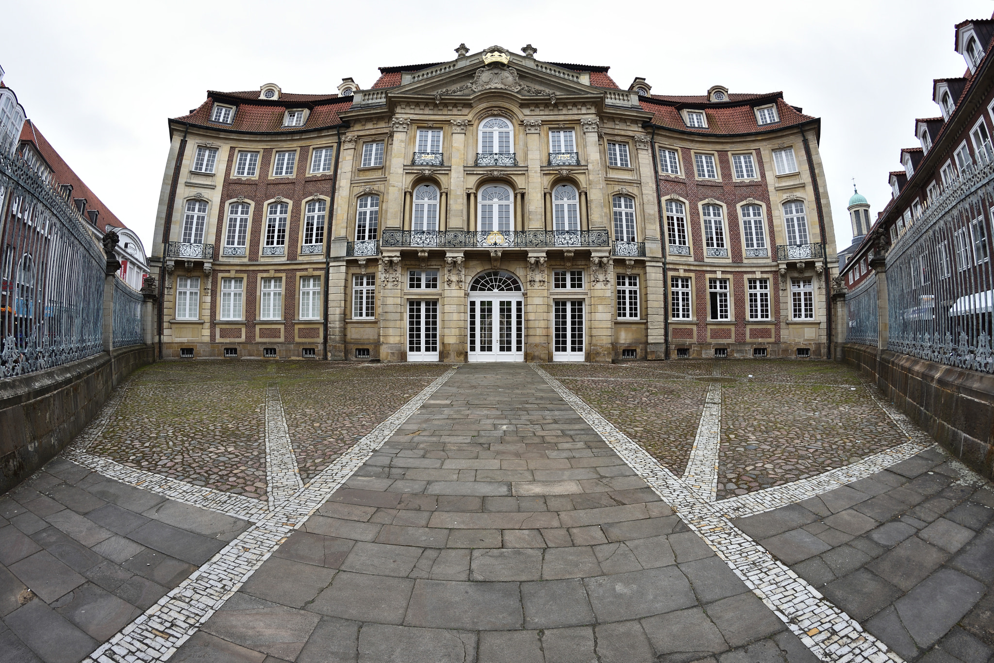 Samyang 8mm F3.5 Aspherical IF MC Fisheye sample photo. Münster erbdrostenhof. photography