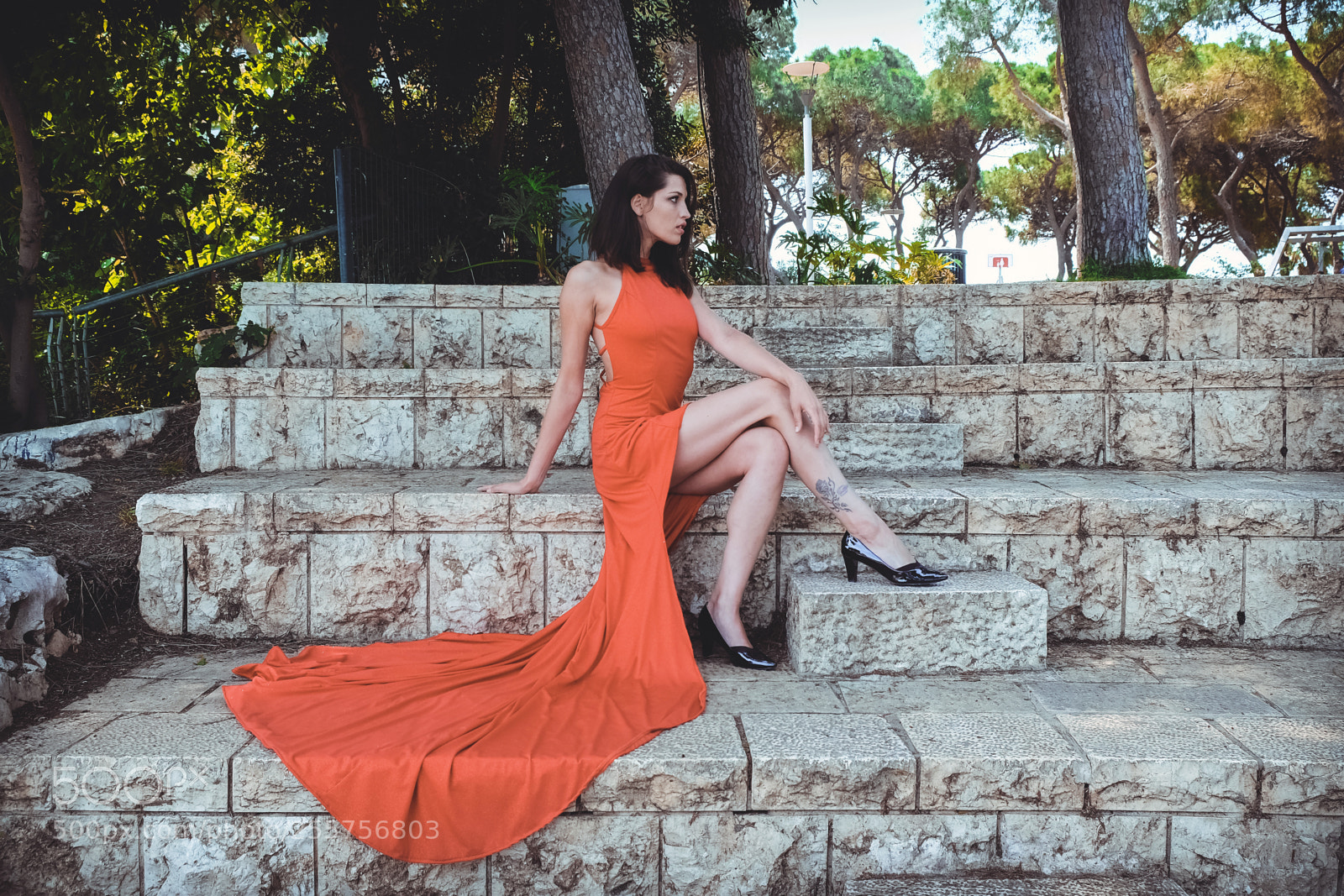 Fujifilm X-T1 sample photo. Red dress photography