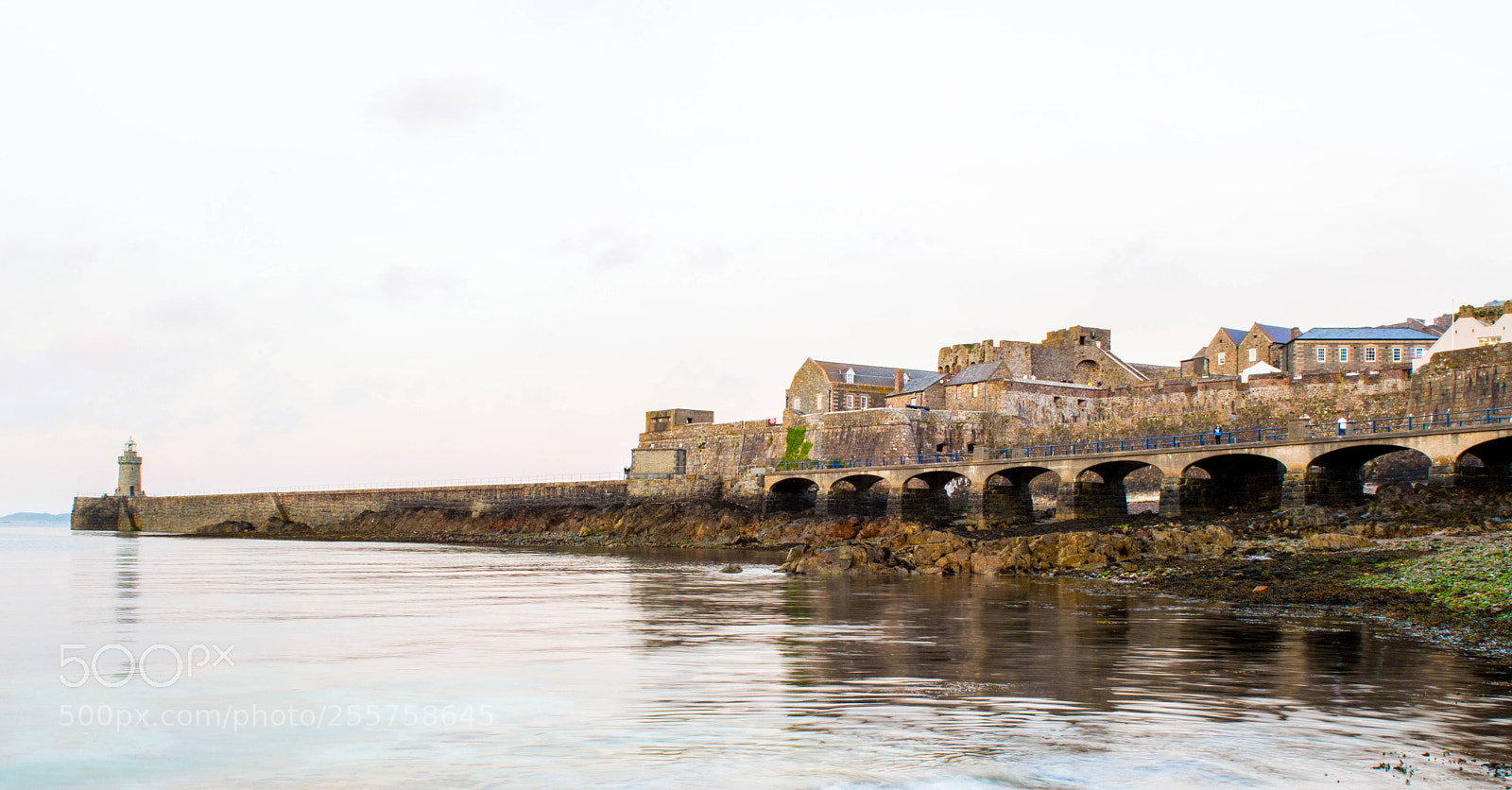 Nikon D3200 sample photo. Dusk over castle cornet photography