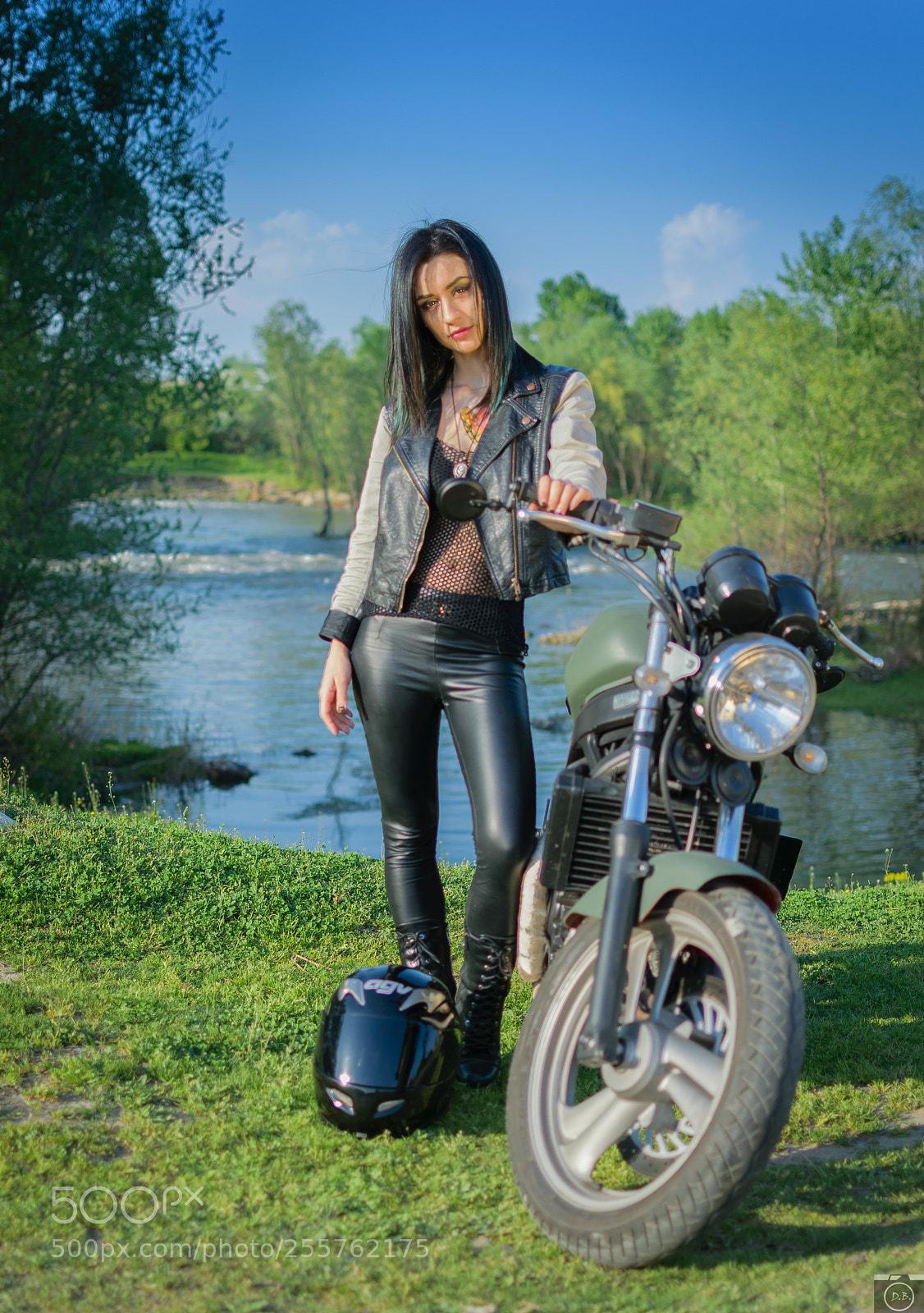 Nikon D3300 sample photo. Biker girl photography