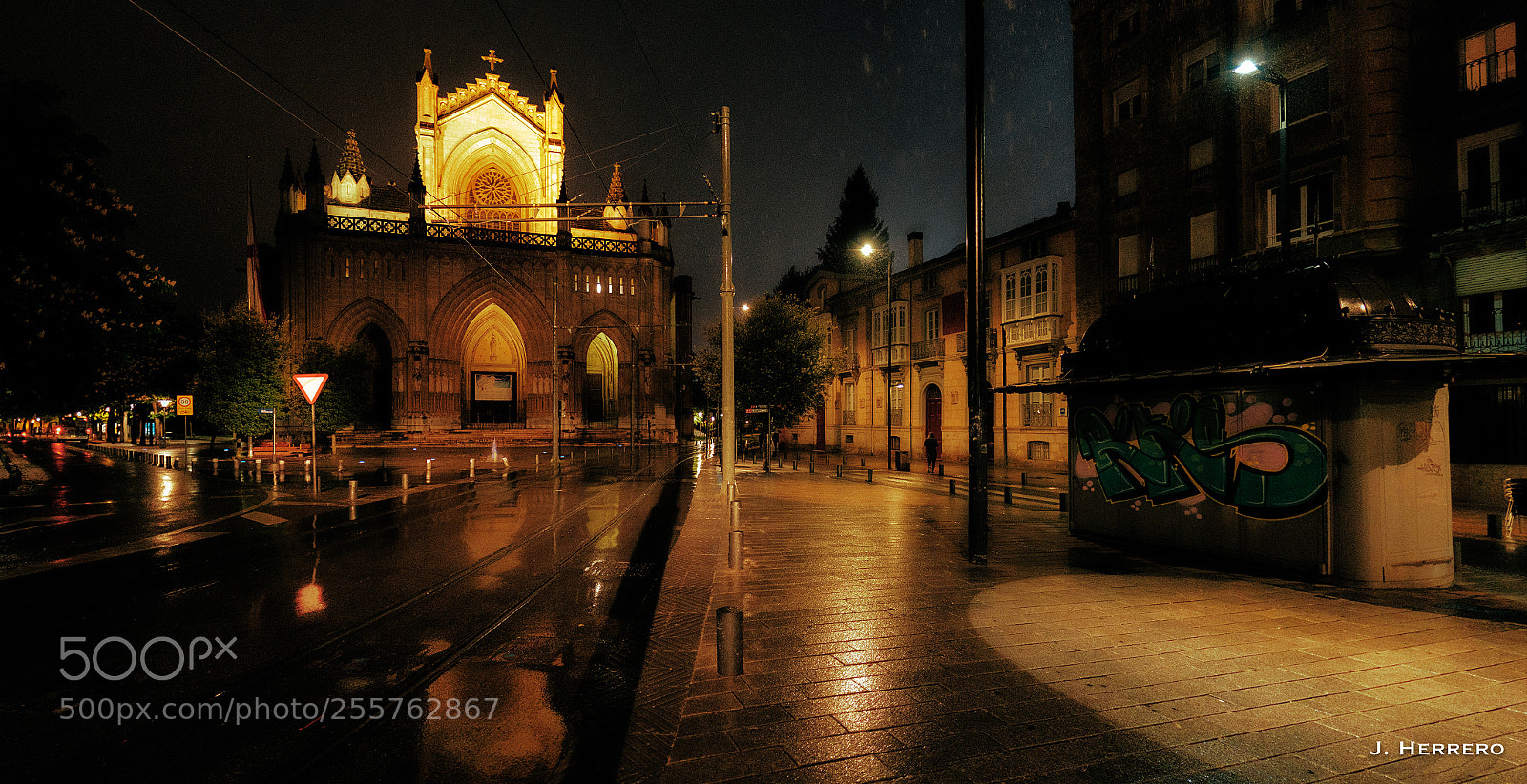 Fujifilm X-T2 sample photo. Rainy night photography