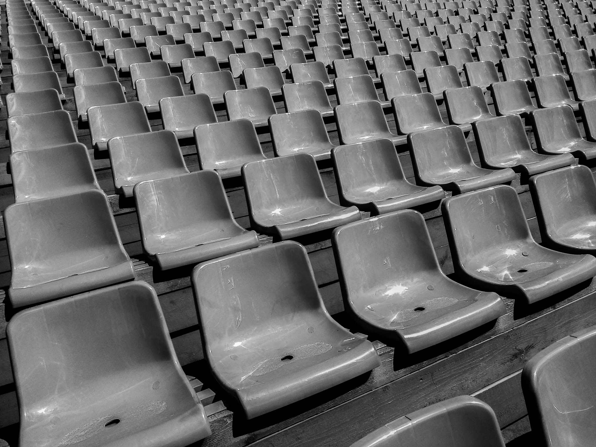 Samsung Galaxy Grand Duos sample photo. An empty stadium photography