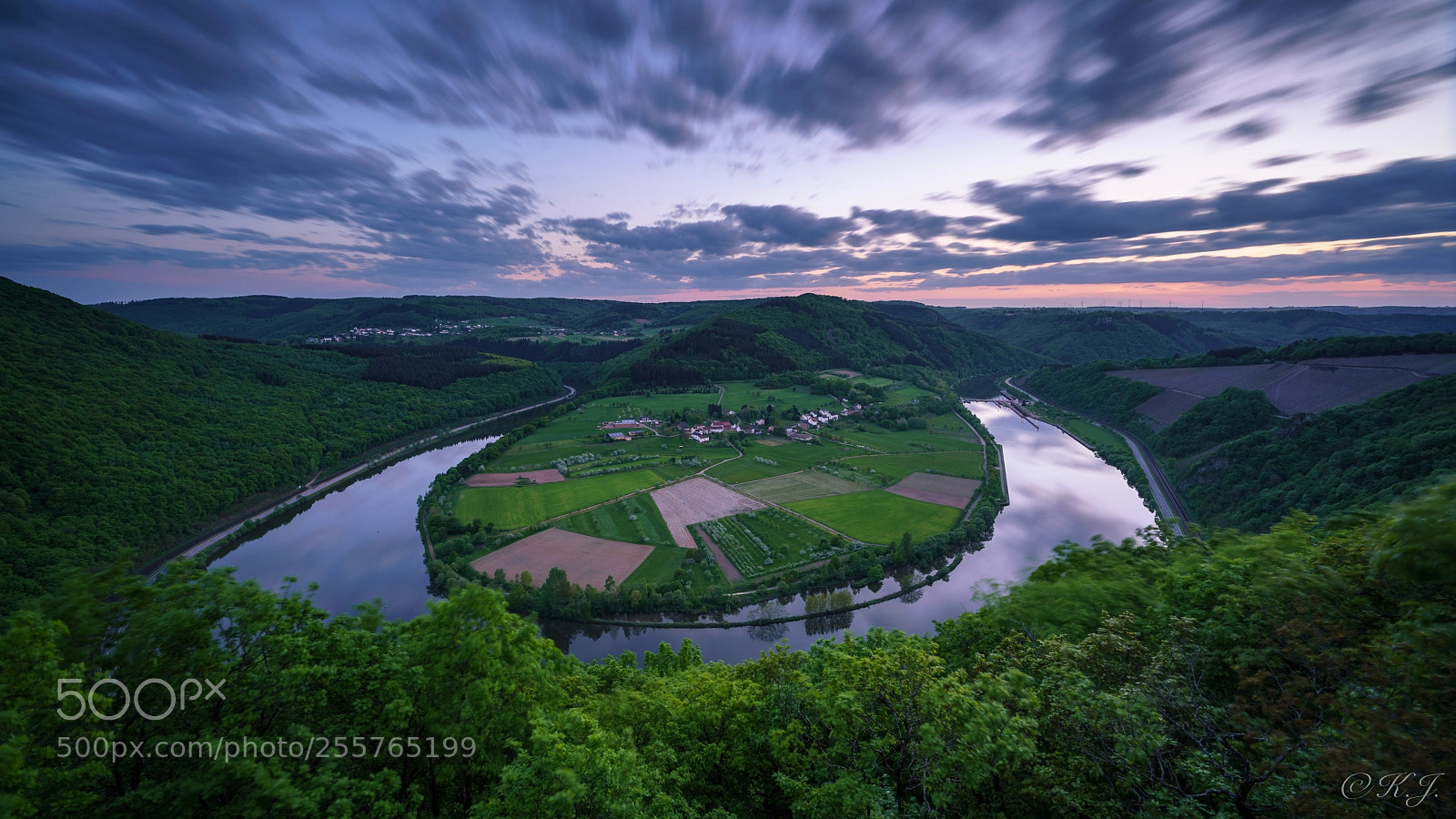 Sony a7R III sample photo. Kleine saarschleife blaue stunde photography