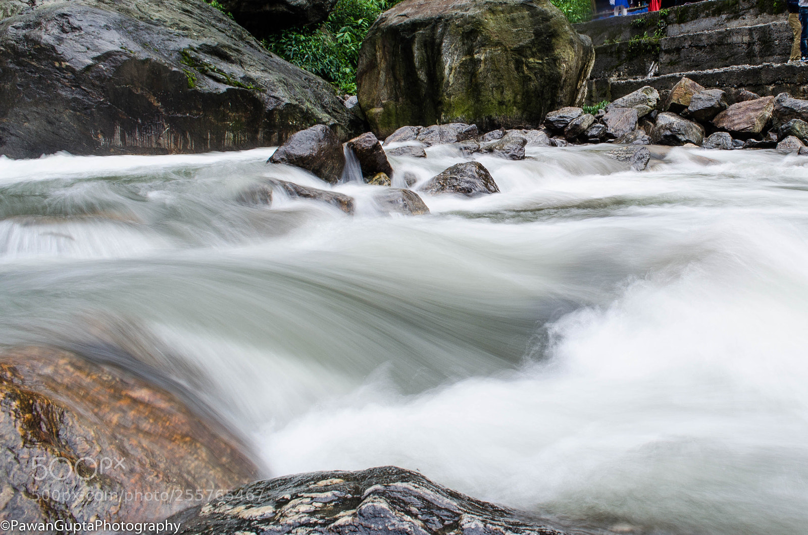 Nikon D5100 sample photo. Waterfall in sikkim photography