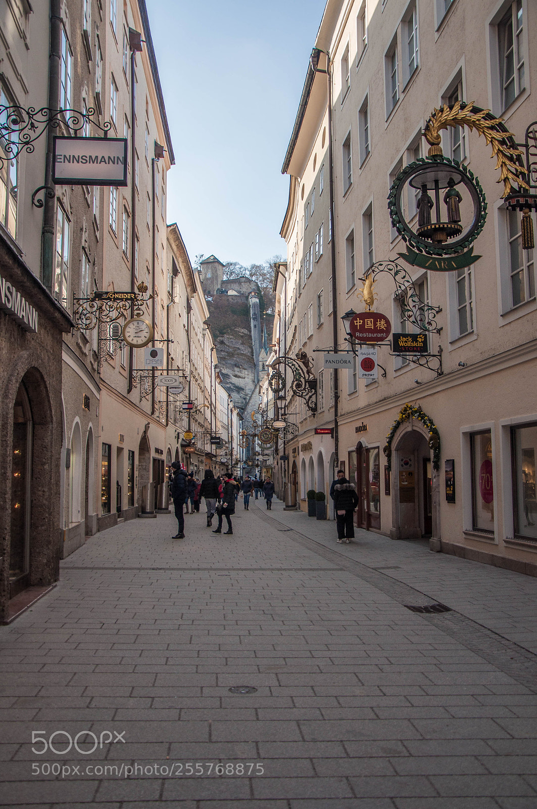 Nikon D90 sample photo. Getreidegasse photography