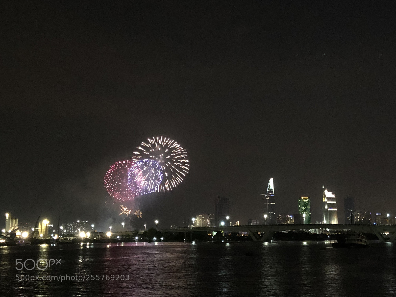 Apple iPhone X sample photo. Firework photography
