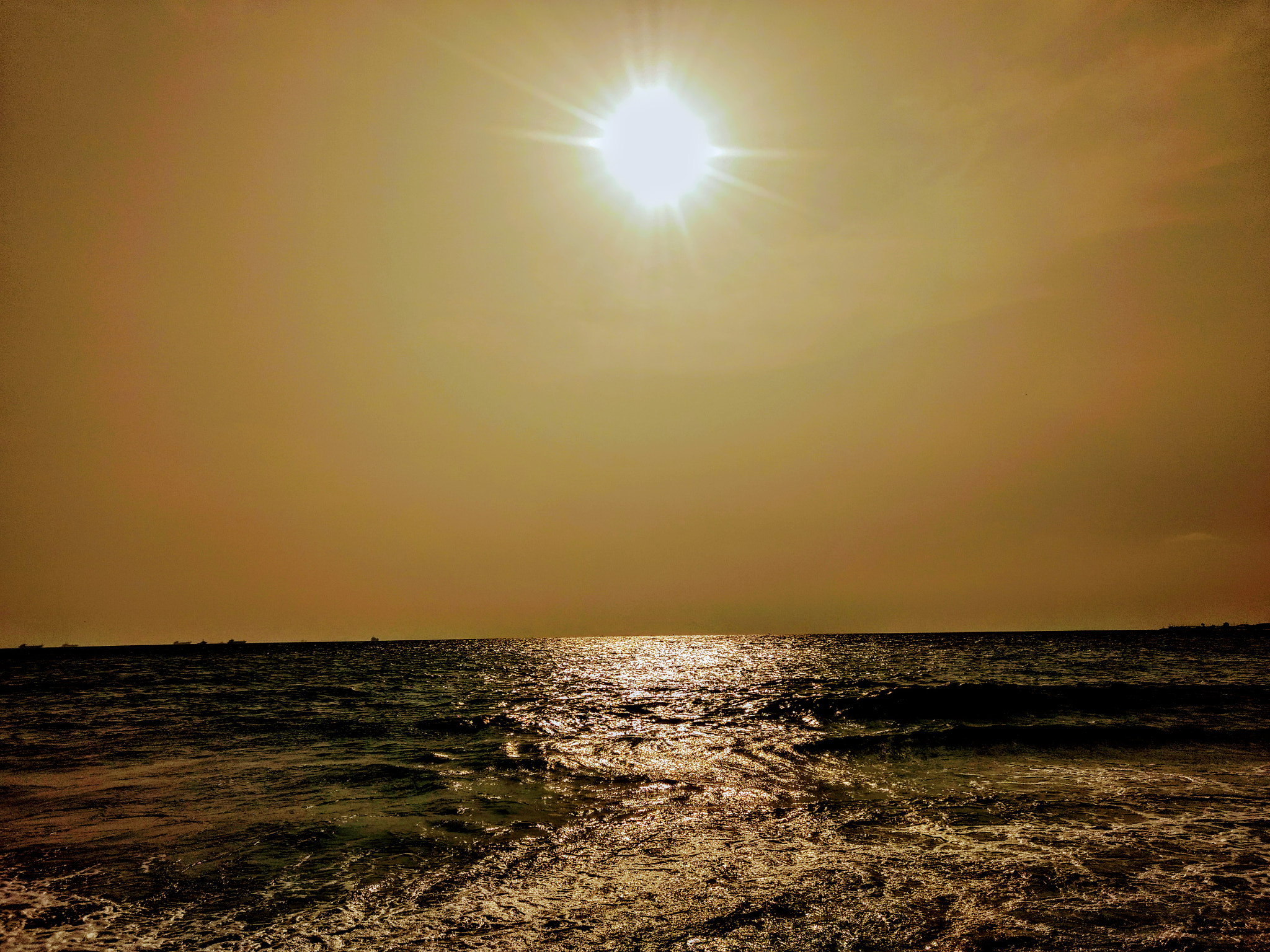 Motorola Moto Z Play sample photo. Sundown at fortkochi, kerala photography