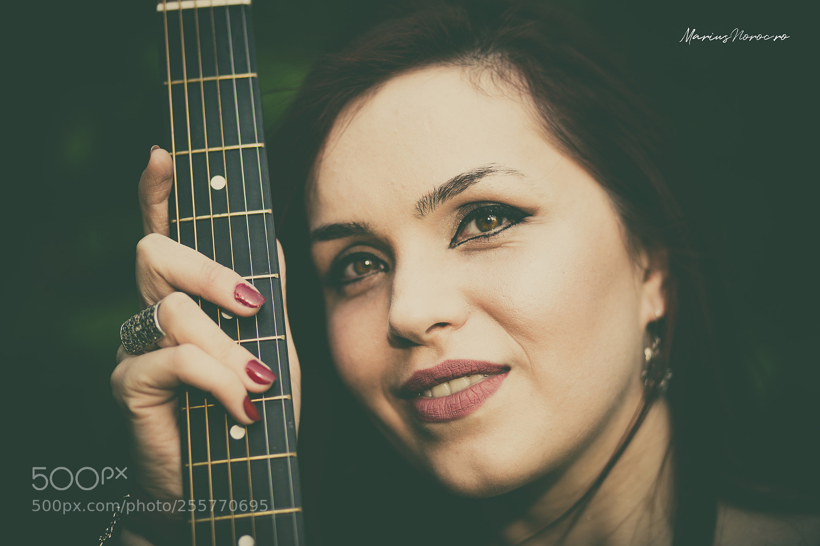 Canon EOS 6D sample photo. Girl with guitar photography