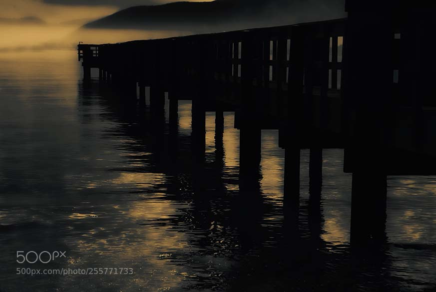 Nikon D200 sample photo. Red sky bridge photography
