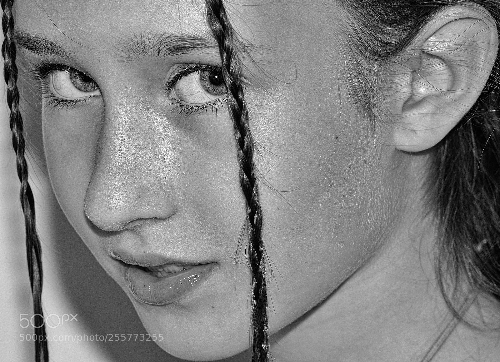 Nikon D610 sample photo. Sofia wears plaits photography