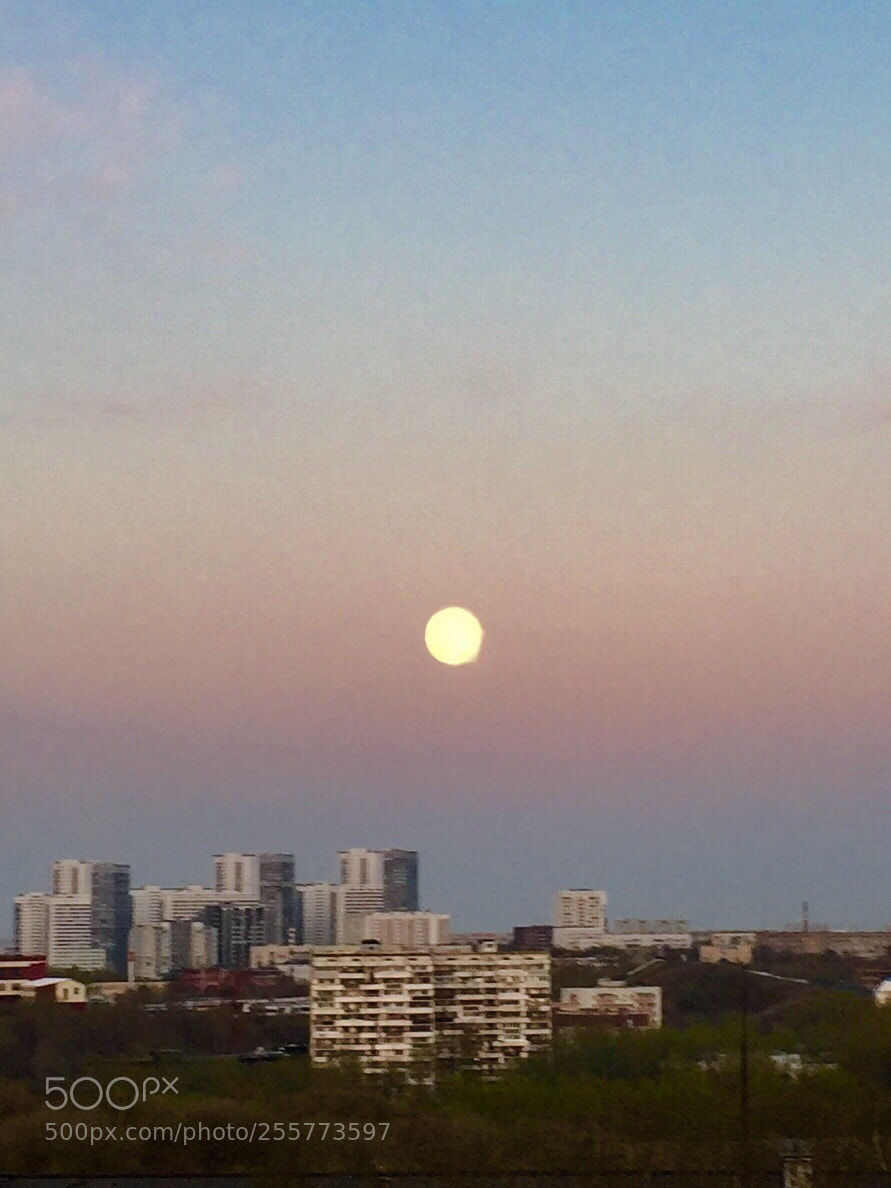 Apple iPhone 6 sample photo. Луна photography