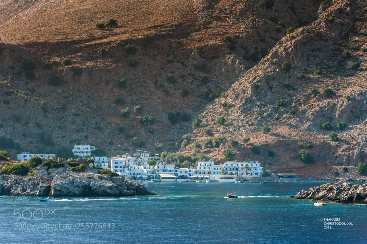 Nikon D700 sample photo. Loutro chania, crete photography