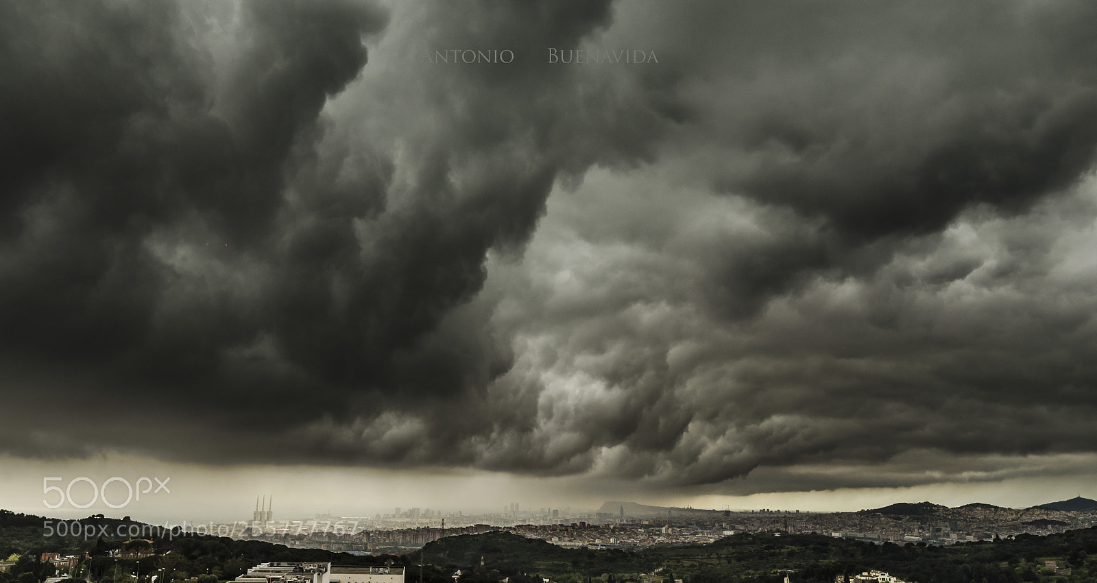 Nikon D5100 sample photo. Storms over barcelona photography