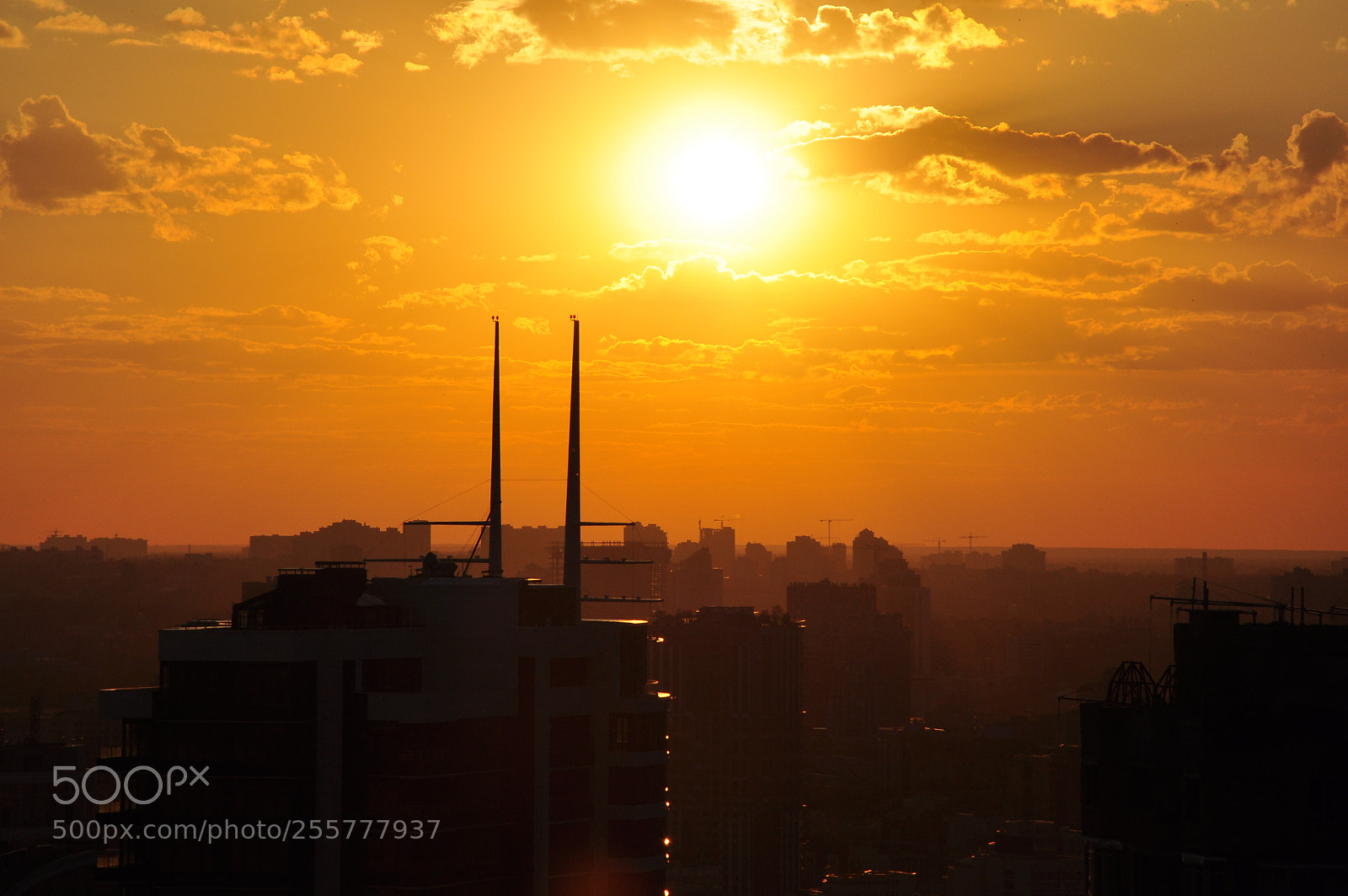 Nikon D90 sample photo. Kyiv sunset photography