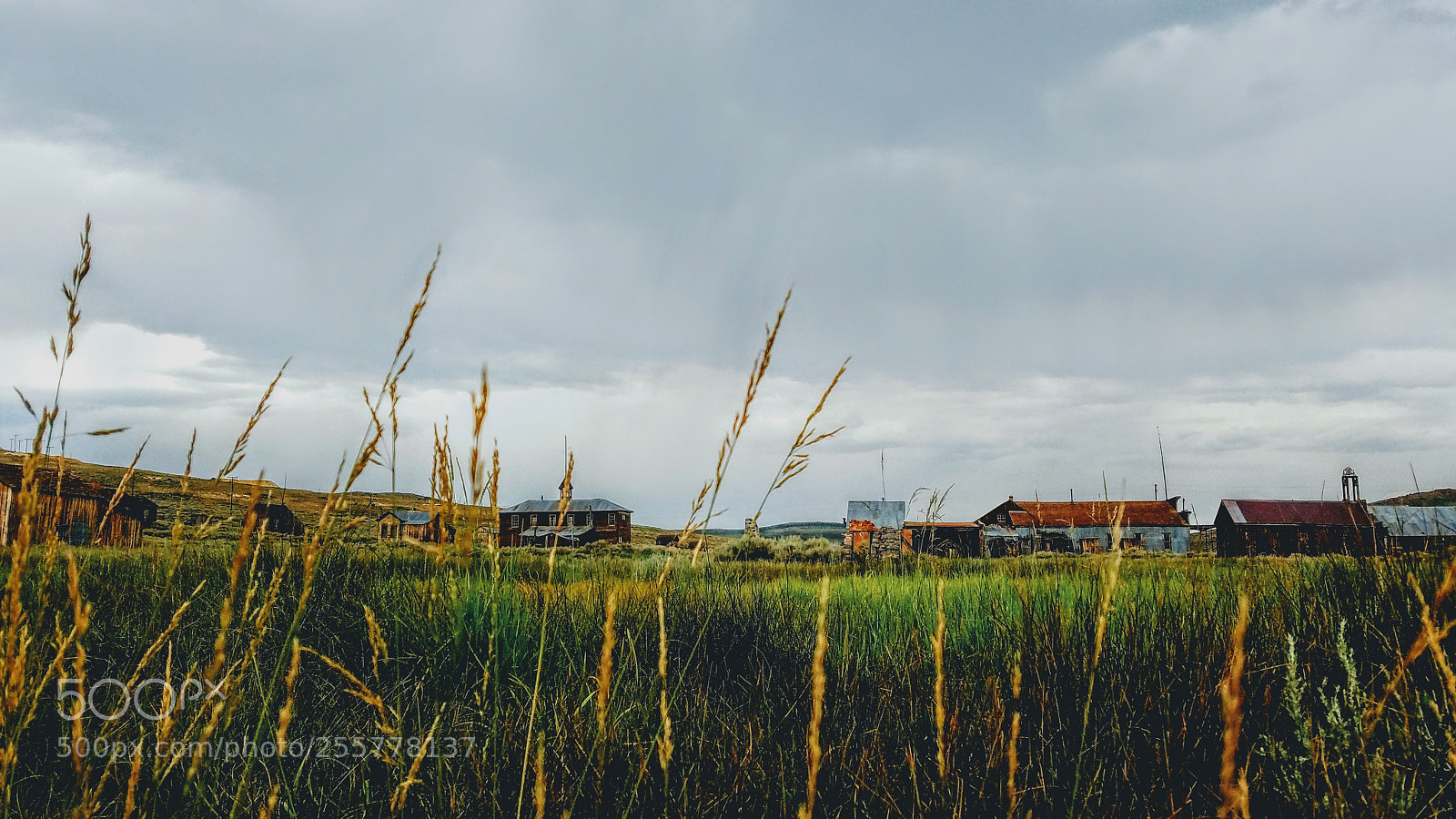 Samsung Galaxy S7 Edge sample photo. Bodie california summer shower photography