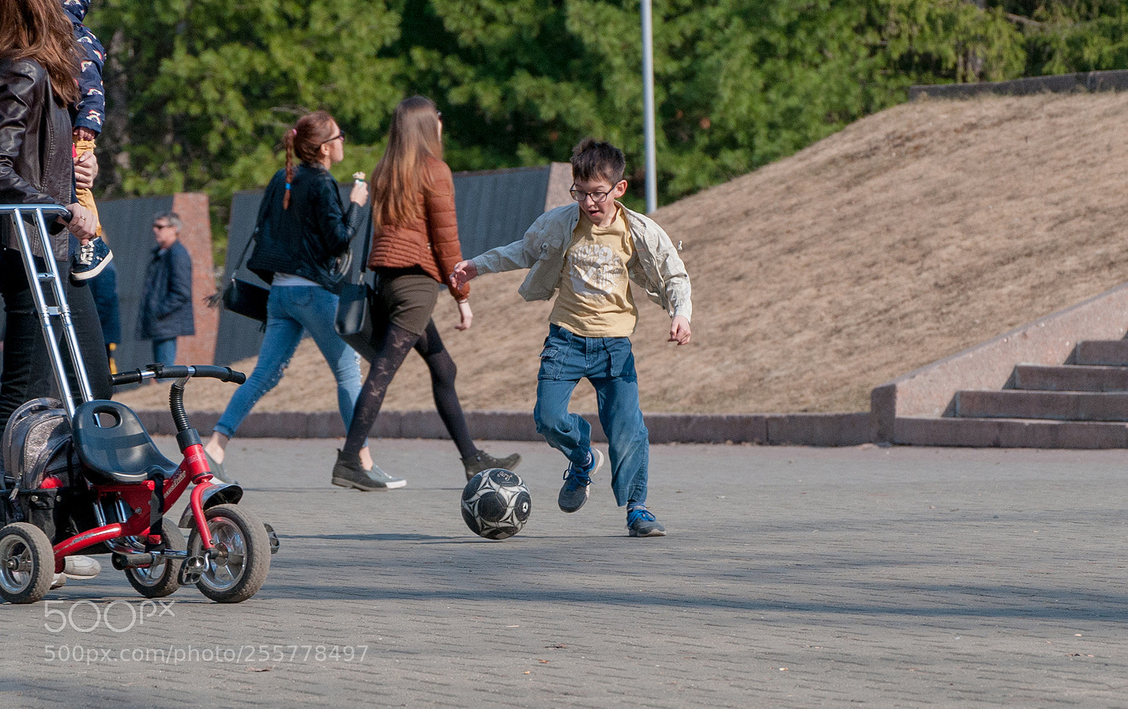 Nikon D300 sample photo. Soccer in the park photography
