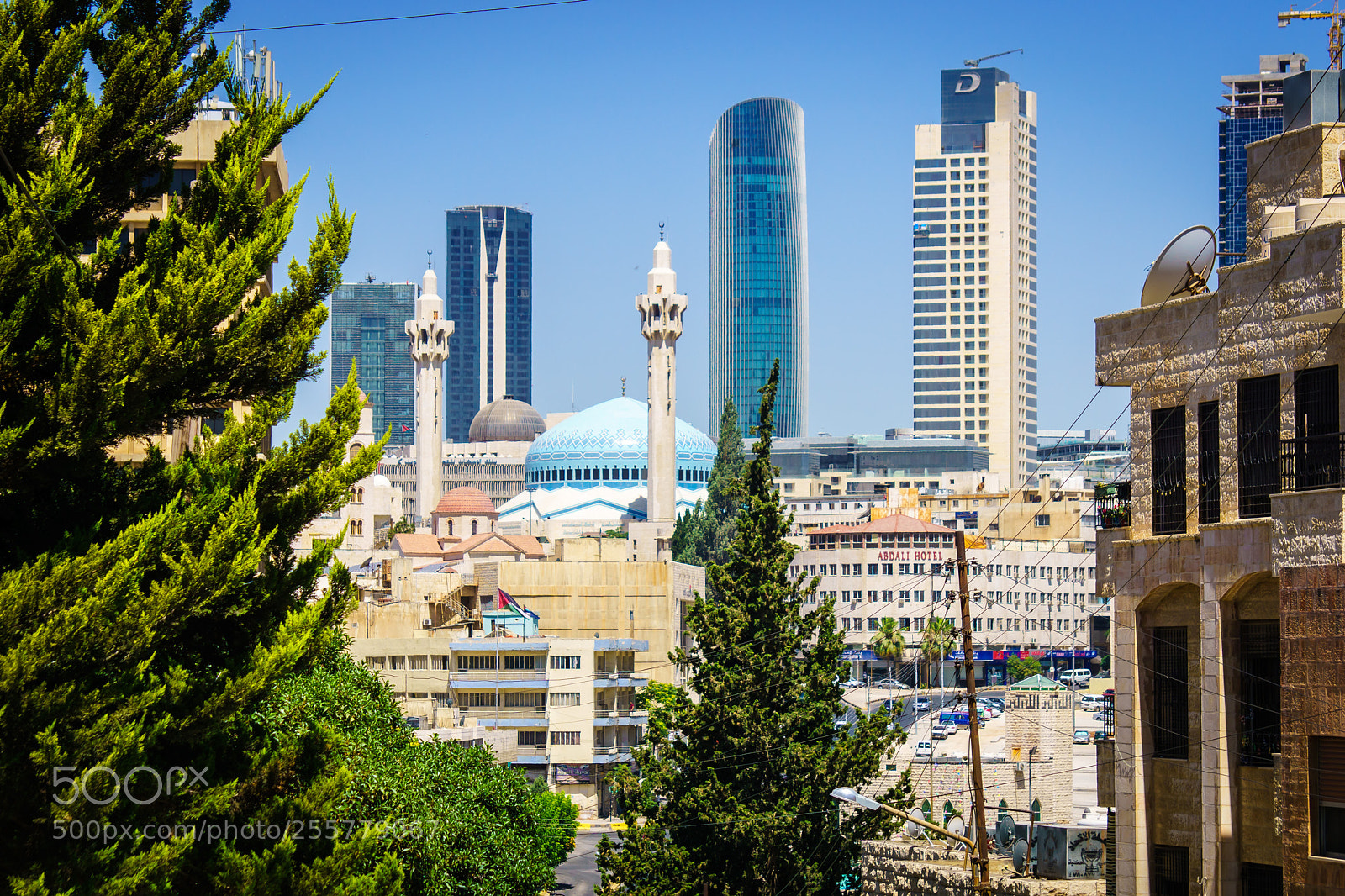 Sony ILCA-77M2 sample photo. Skyline of amman photography