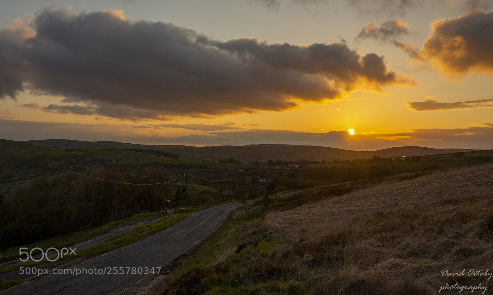 Olympus OM-D E-M10 II sample photo. Sun setting over oldham photography