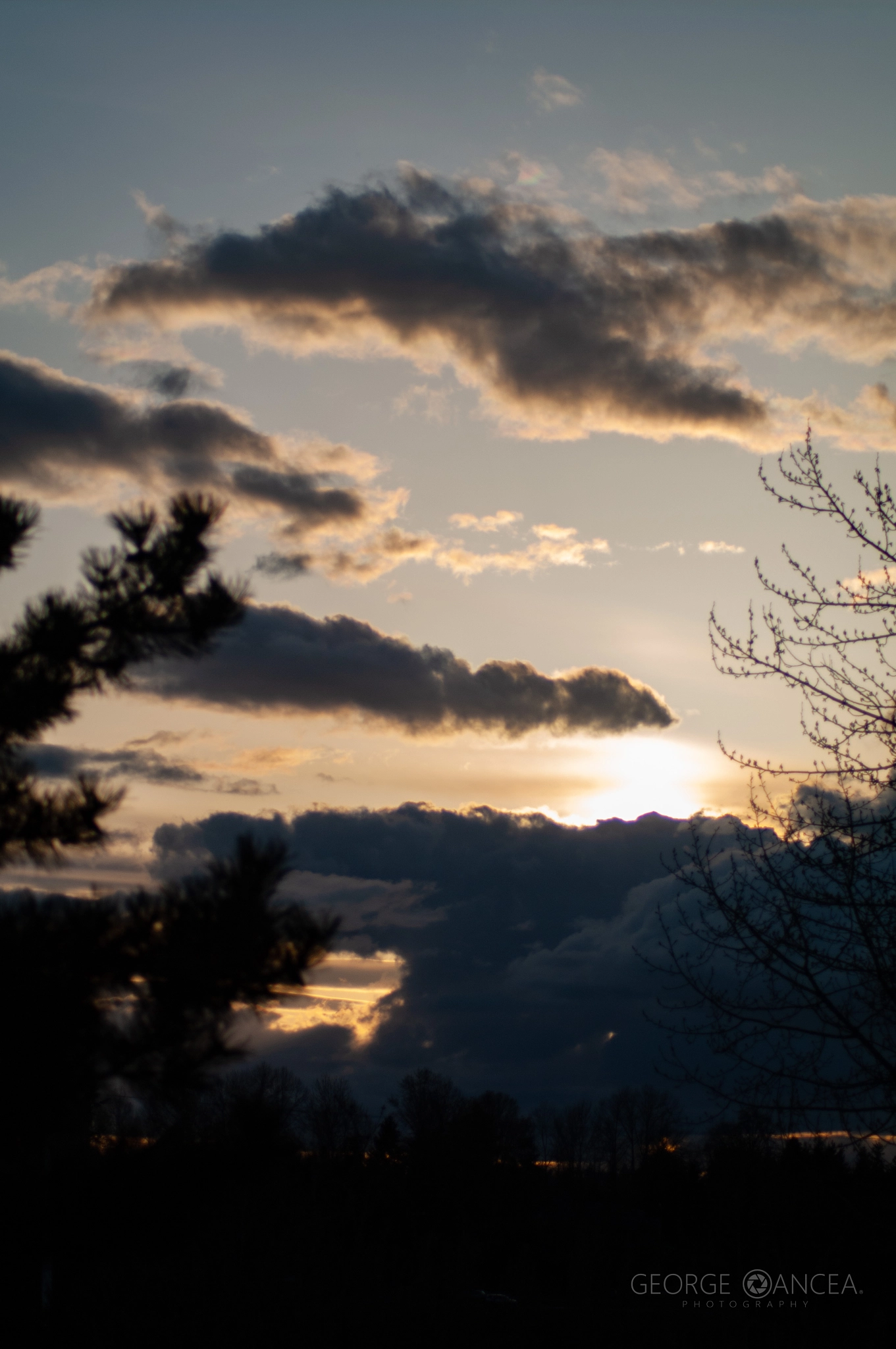 Pentax K-7 sample photo. (another) sunset from my balcony photography
