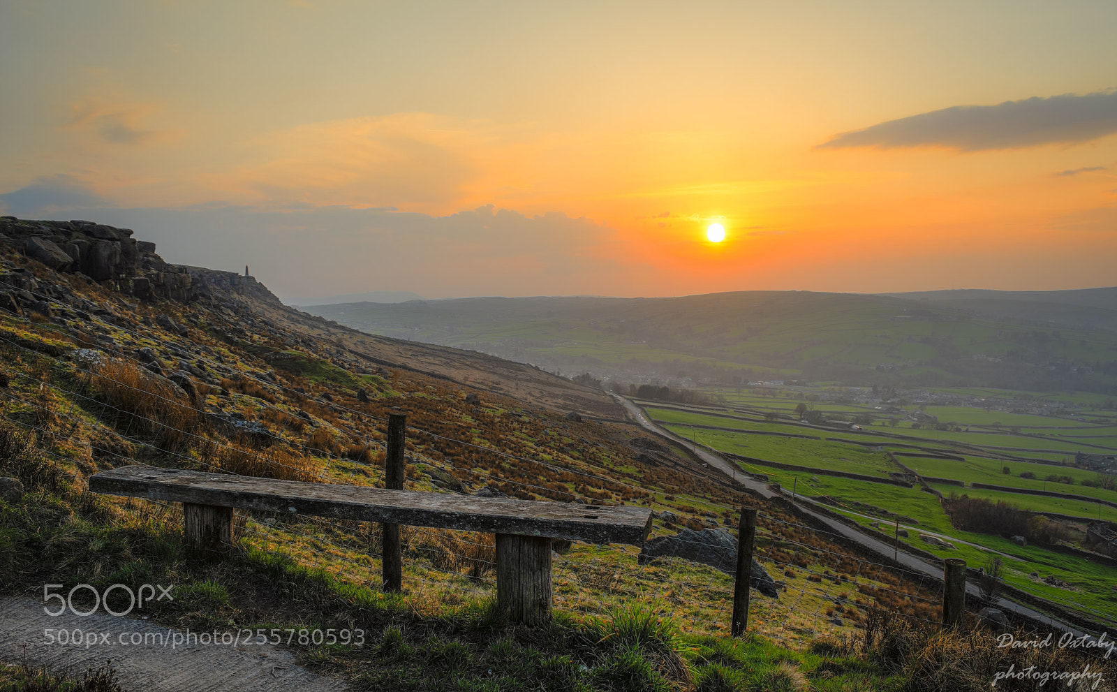 Nikon D7200 sample photo. Sunset over lothersdale photography