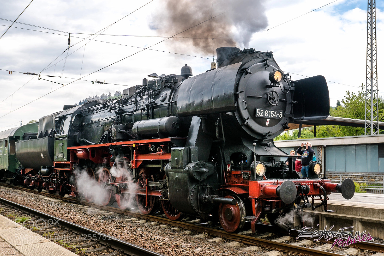 Sony ILCA-77M2 sample photo. Dampflokomotive 52 8154 photography