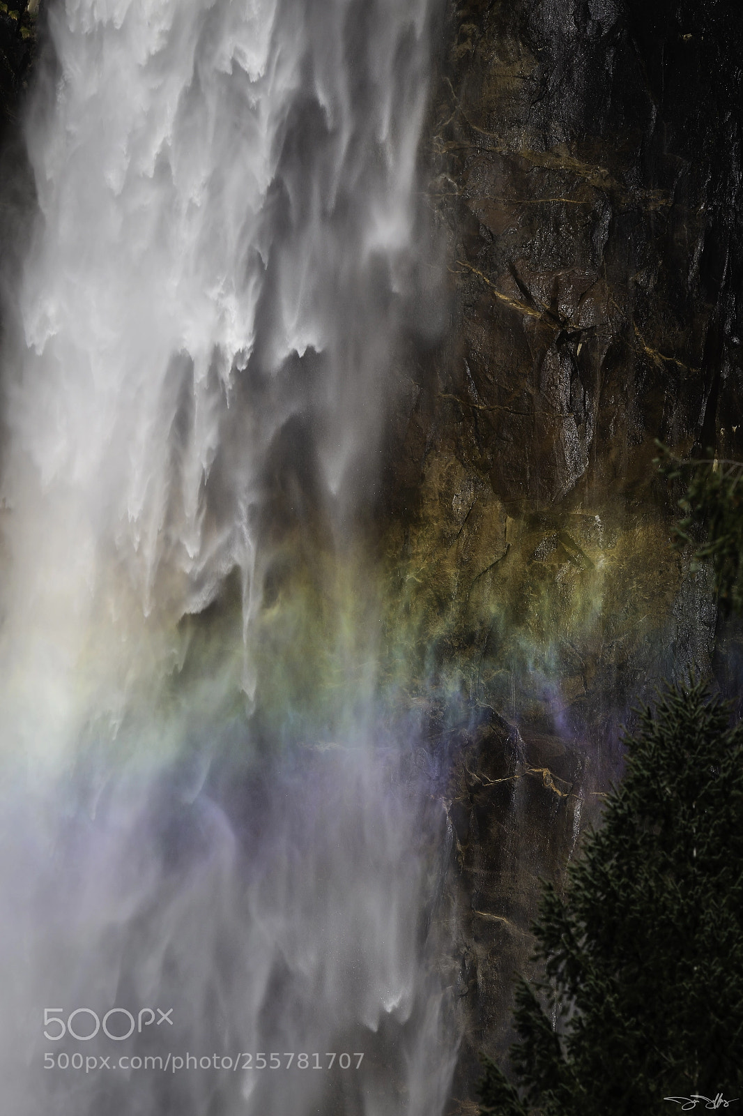 Canon EOS 6D sample photo. Bridalveil rainbow photography