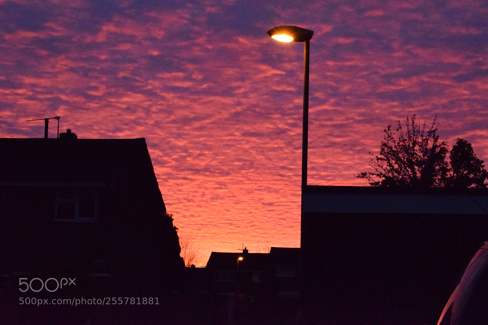 Nikon D3300 sample photo. Red sky at night photography