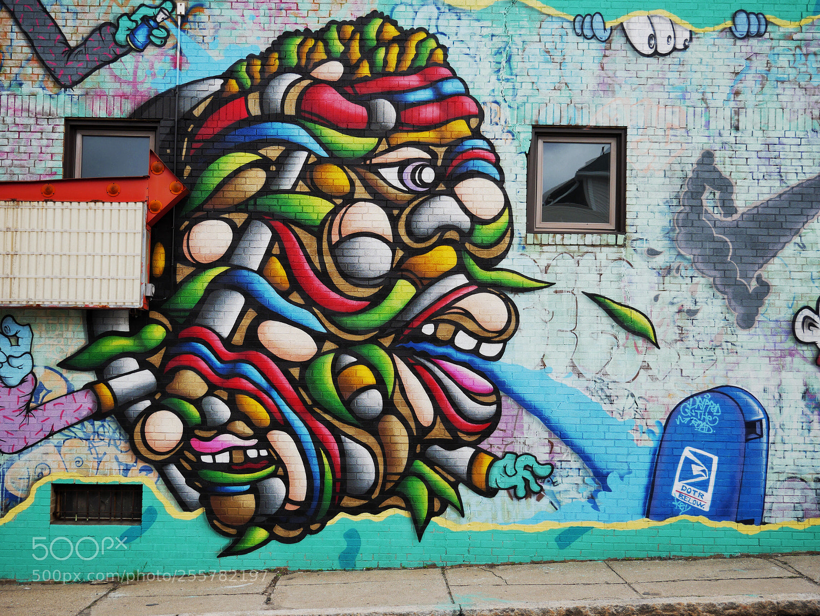 Panasonic Lumix DMC-G85 (Lumix DMC-G80) sample photo. Colorful wall photography