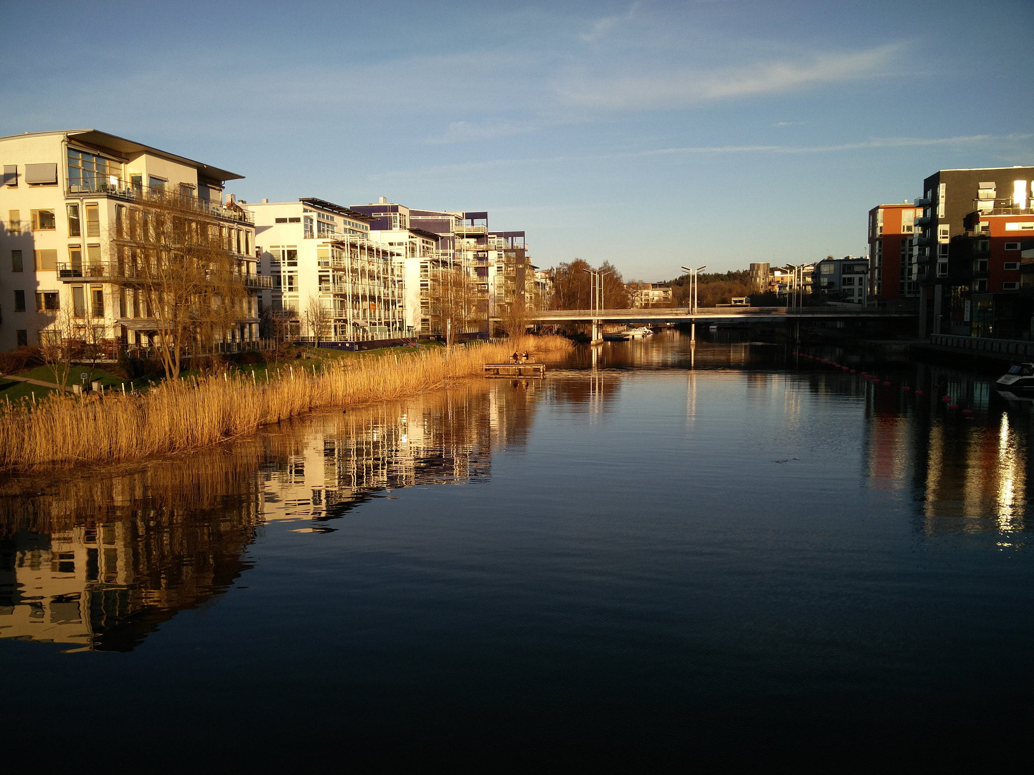 OnePlus 2 sample photo. Stockholm, sweden. romantic picnic on a river bridge. photography