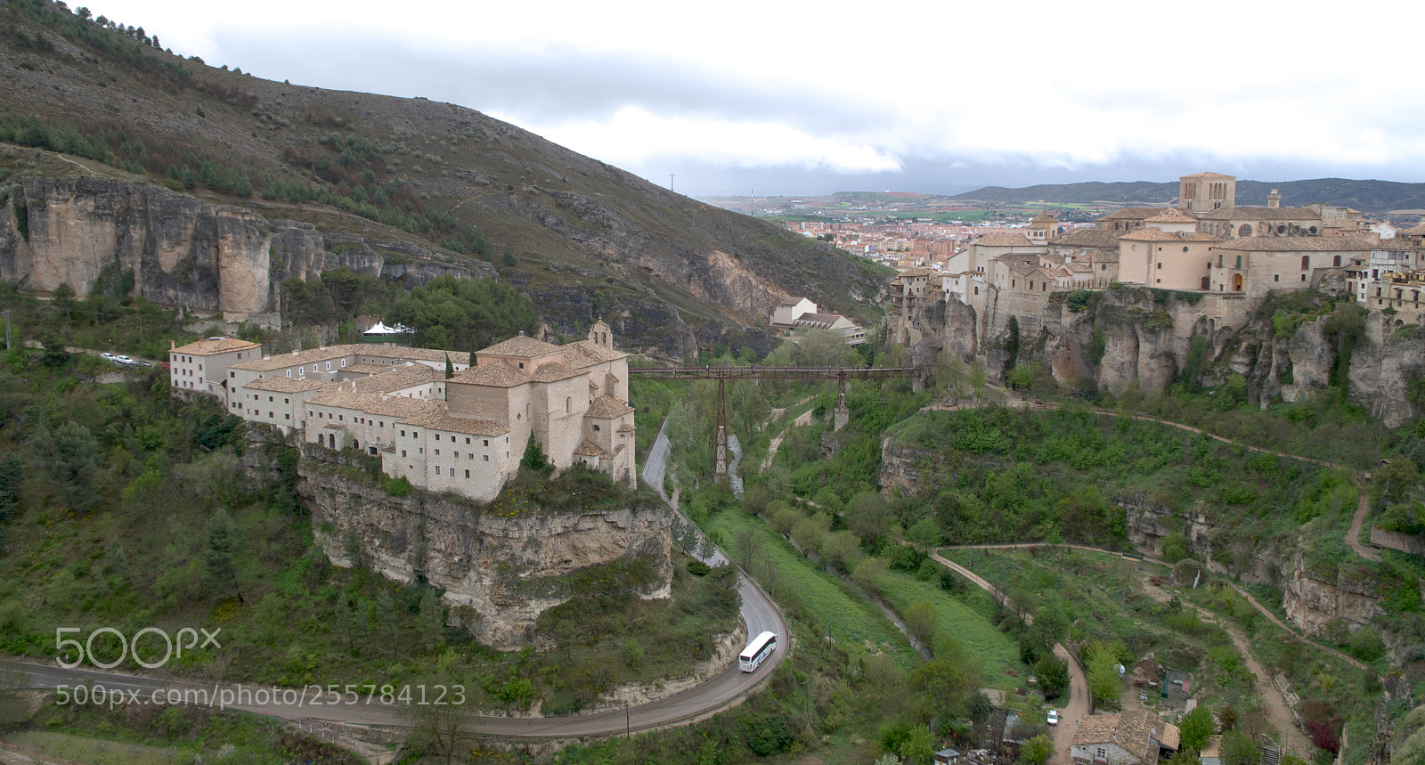 Pentax K-50 sample photo. Cuenca parador y casas photography