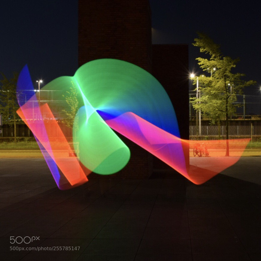 Nikon D5300 sample photo. Lightpainting multicolor photography